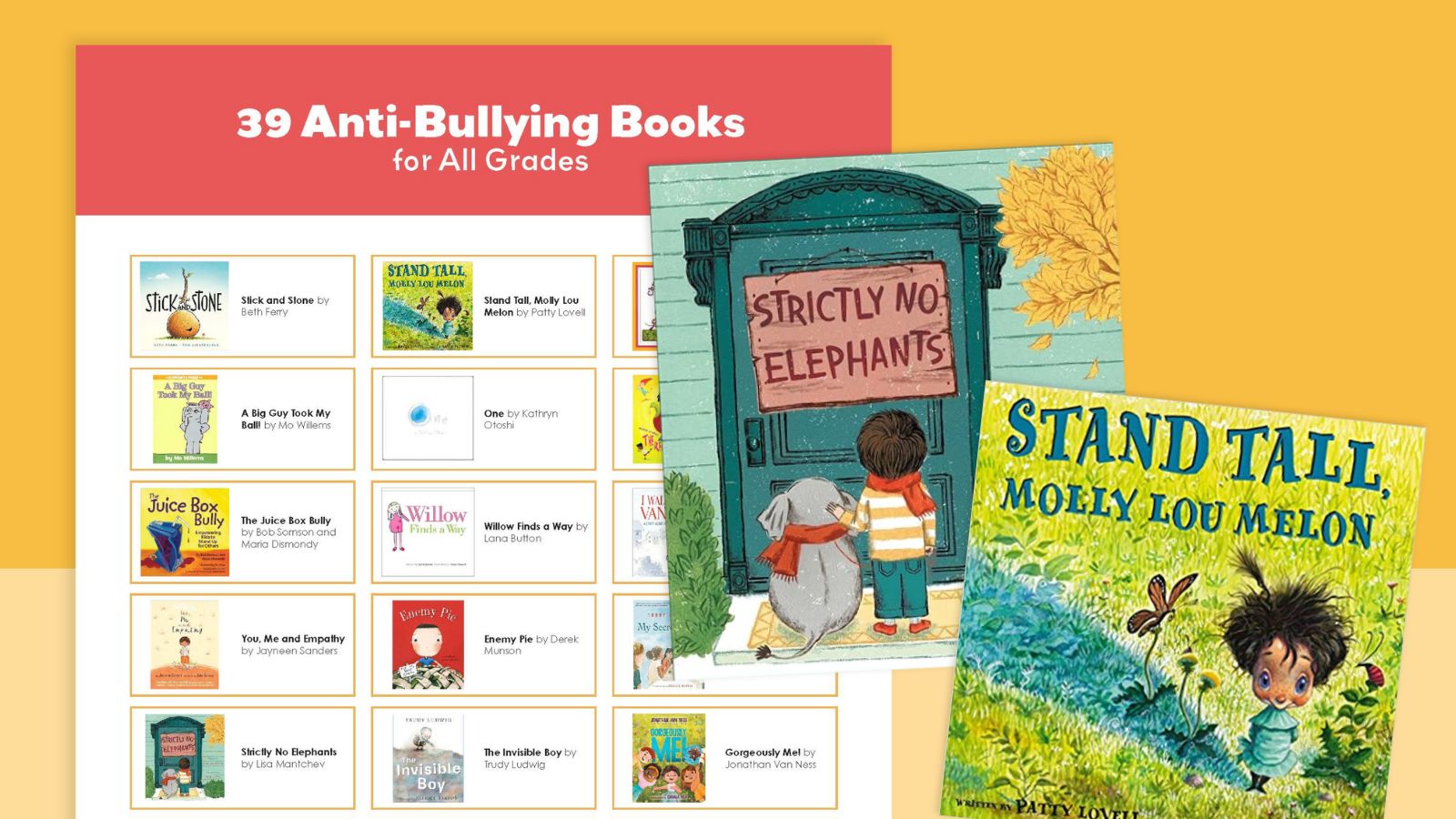 Featured image of anti-bullying books