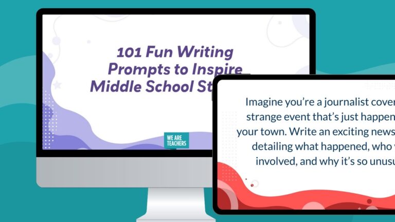 Best Writing Prompts for Middle School