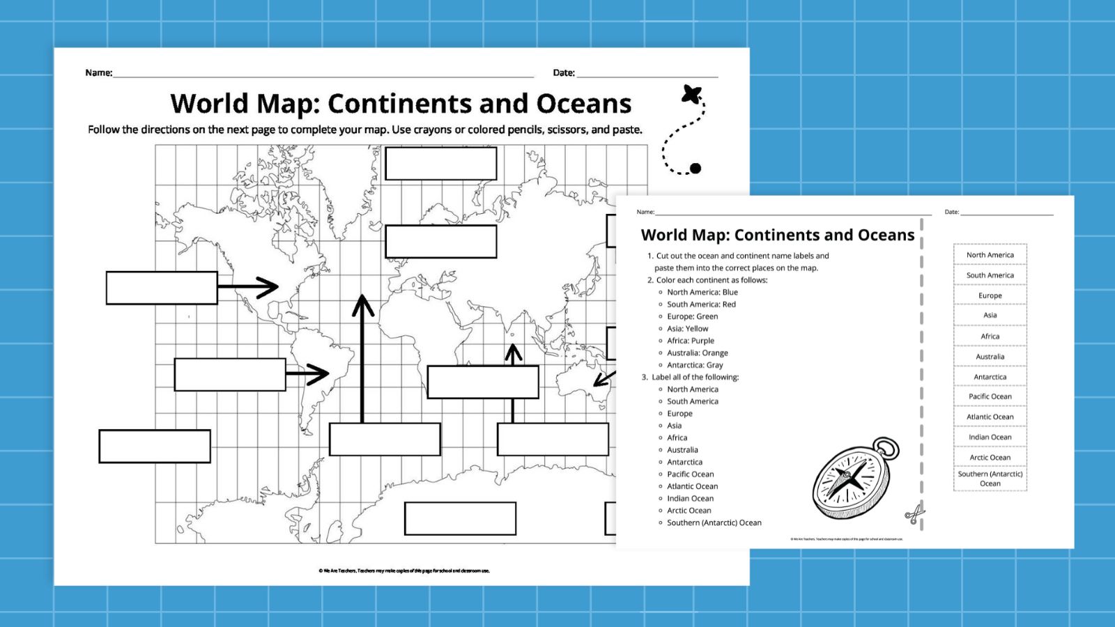 World map feature