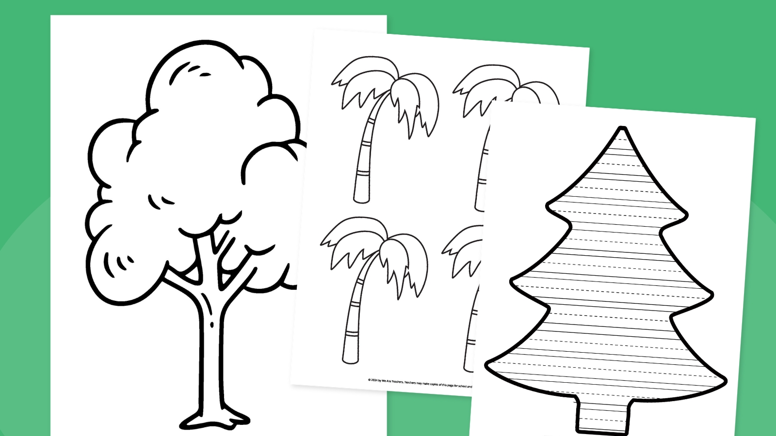 Free Tree Template Printable Bundle