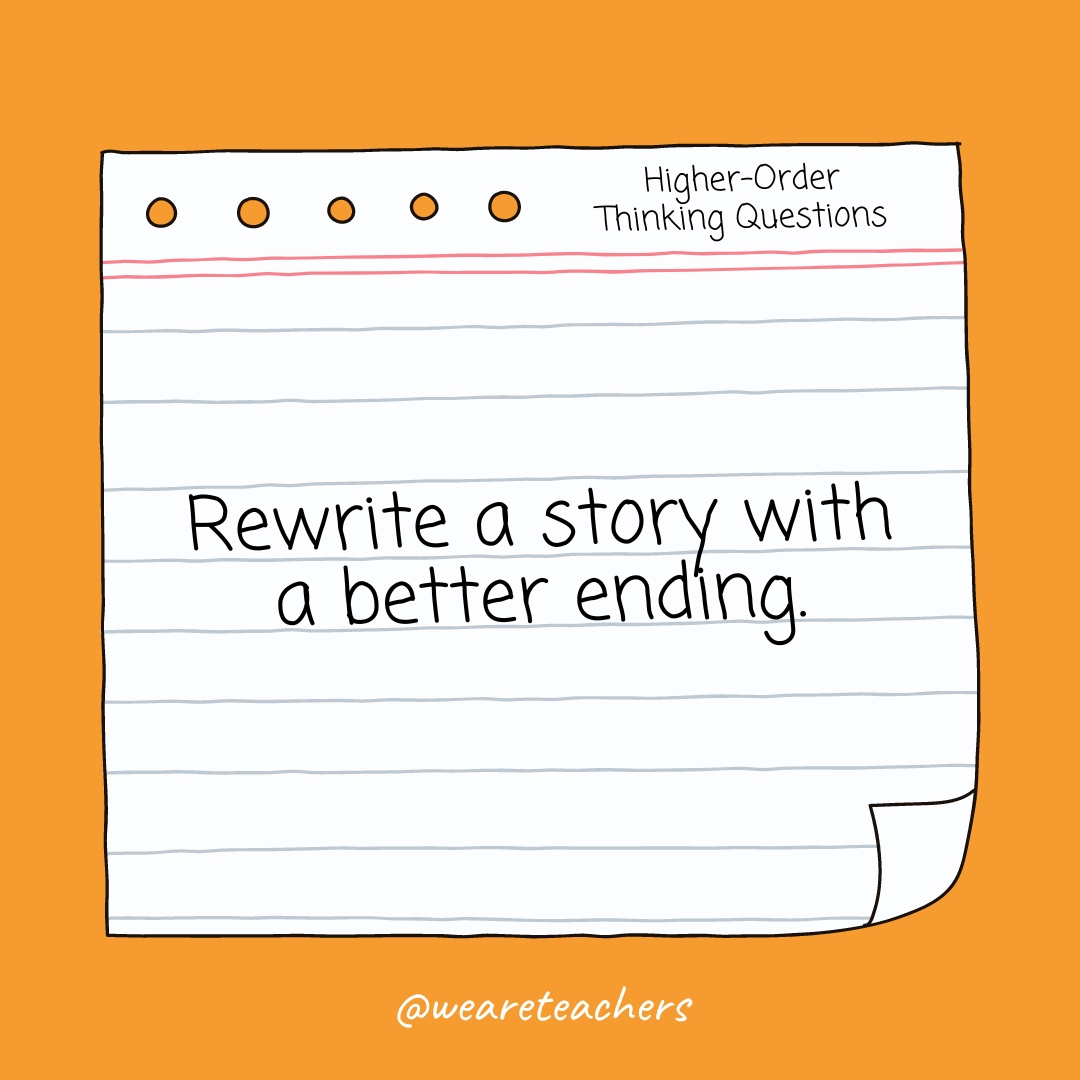 Rewrite the story with a better ending.