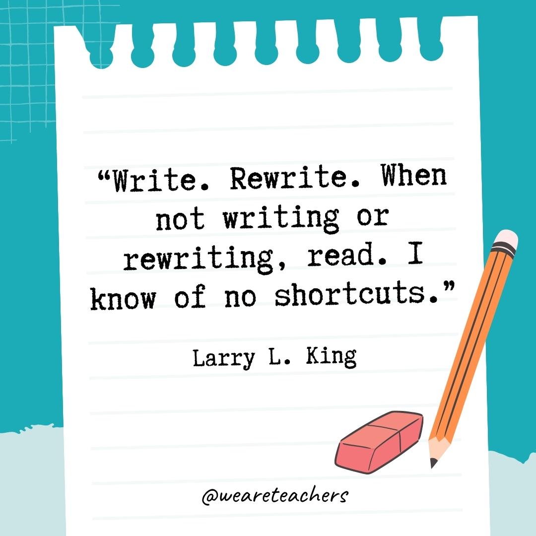 100 Quotes About Writing To Inspire Your Students - Primenewsprint