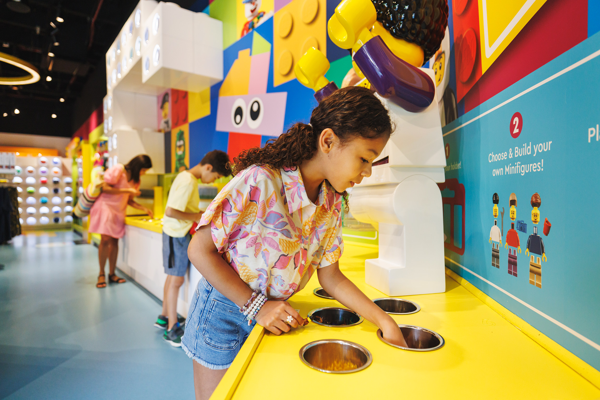 Young girl explores LEGOLAND Discovery Center