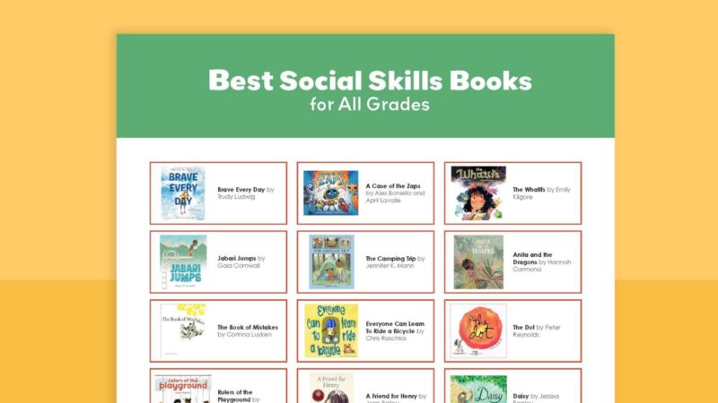 Printable List of Best Social Skills Books for All Grades