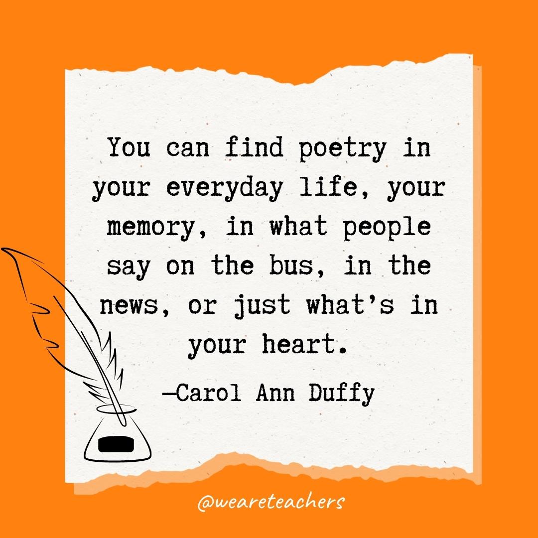 poetry quotes for essay