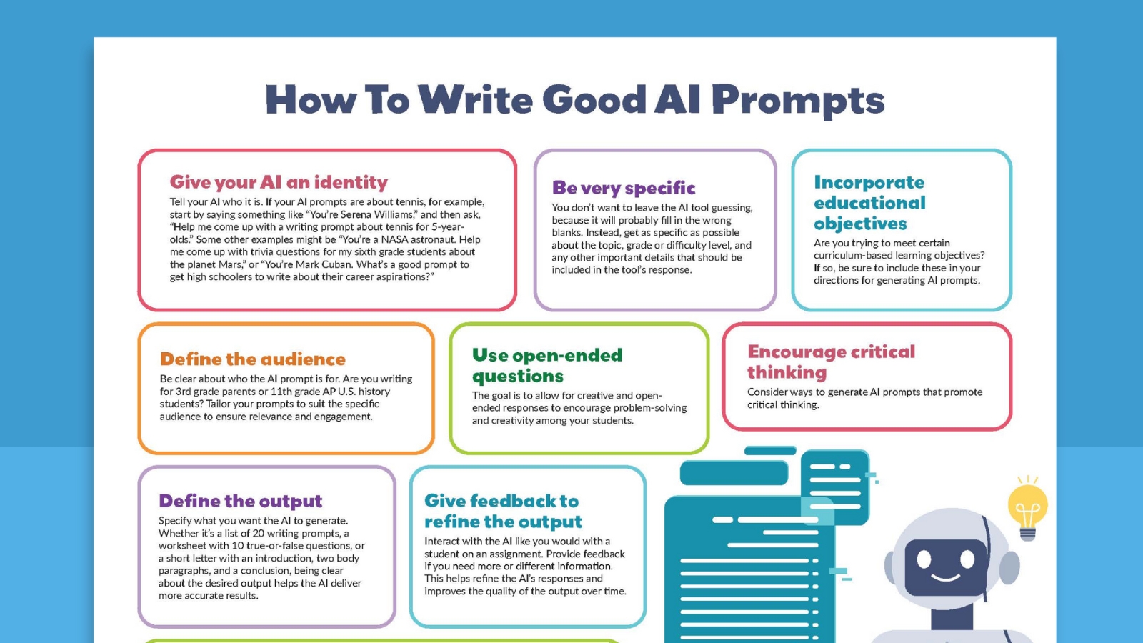 300 Best AI Prompts for K-12 Teachers (Free Printables)