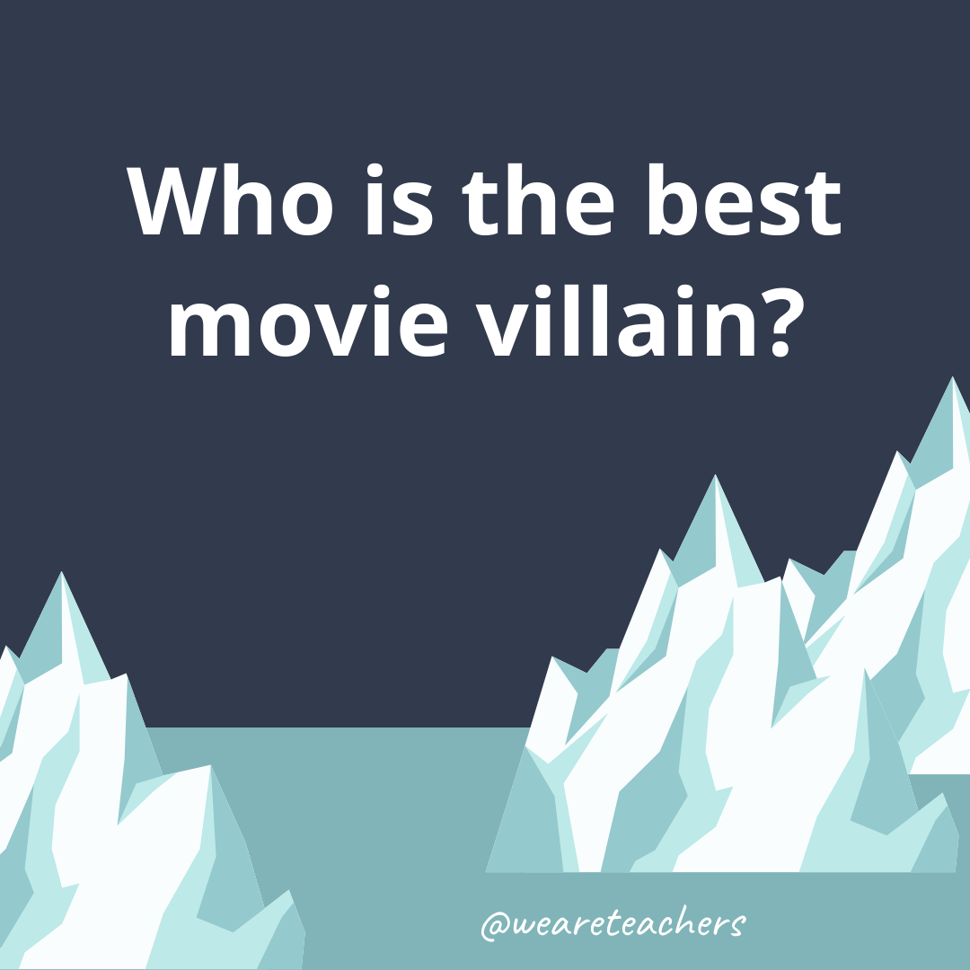 Who is the best movie villain?