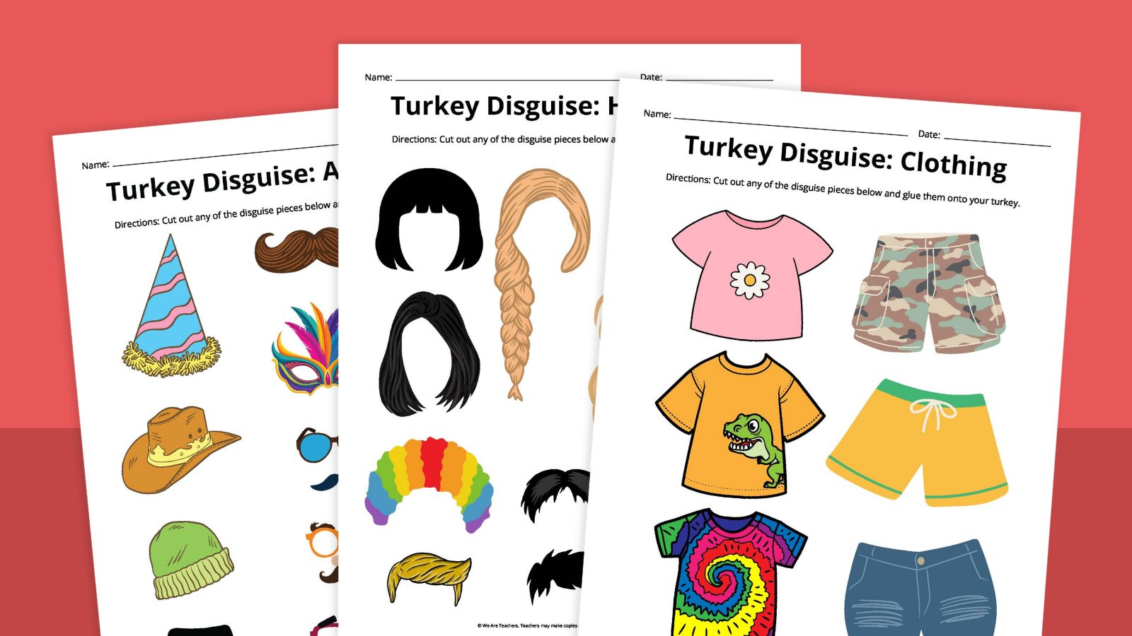 Turkey in disguise accessories