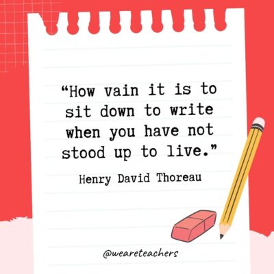 100 Quotes About Writing To Inspire Your Students