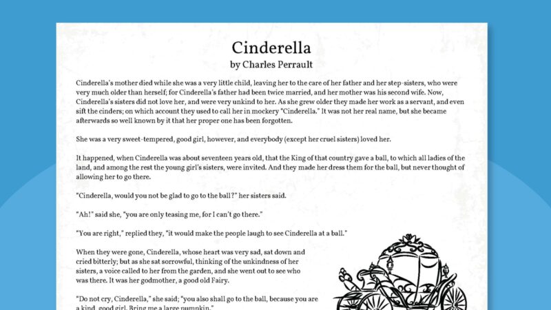 Cinderella pintable story.