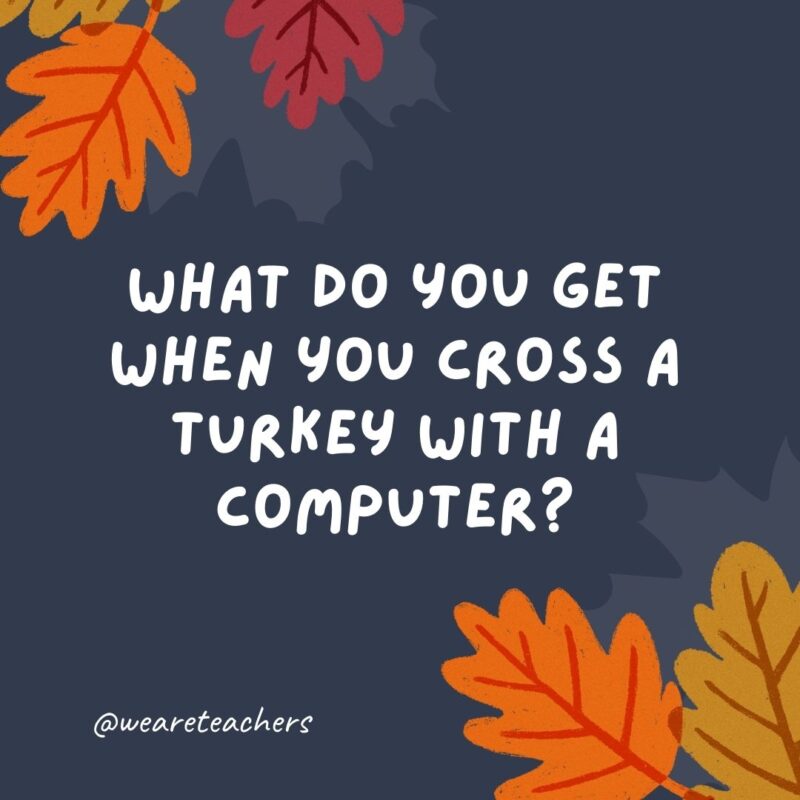 What do you get when you cross a turkey with a computer?