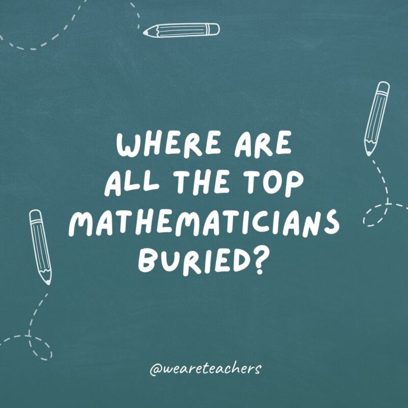 Where are all the top mathematicians buried? In the symmetry.