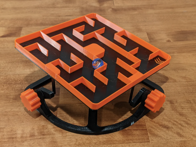 3d printed marble maze as an example of 3D printing ideas