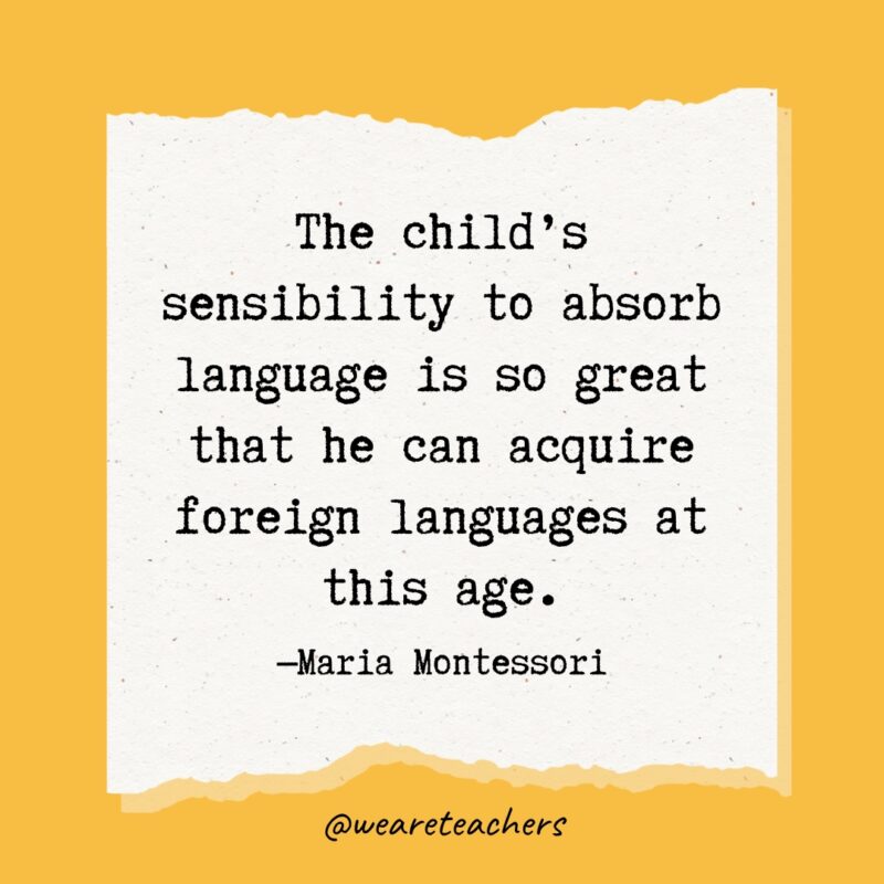 50 Inspirational Maria Montessori Quotes That Celebrate Education
