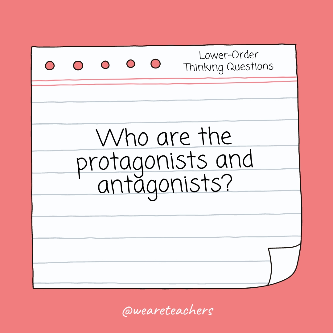 Who are the protagonists and antagonists?
