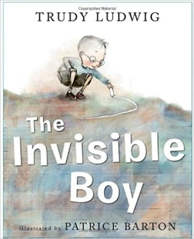 Book cover for The Invisible Boy as an example of social skills books for kids