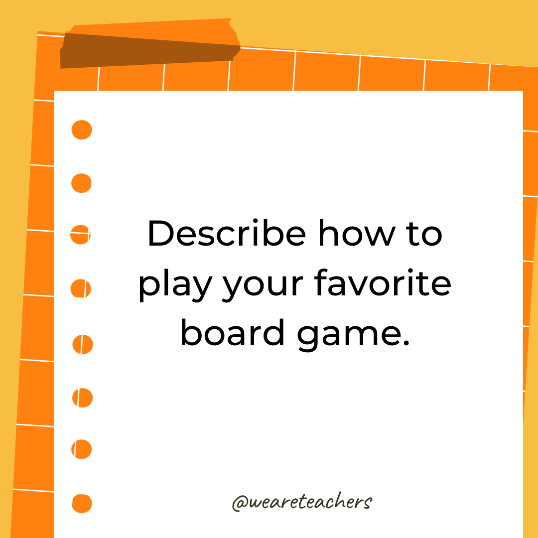 Describe how to play your favorite board game.