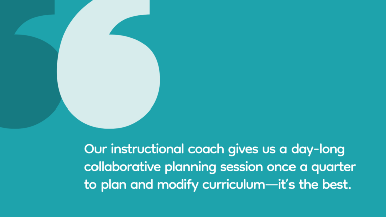 Quote about the best instructional coaches