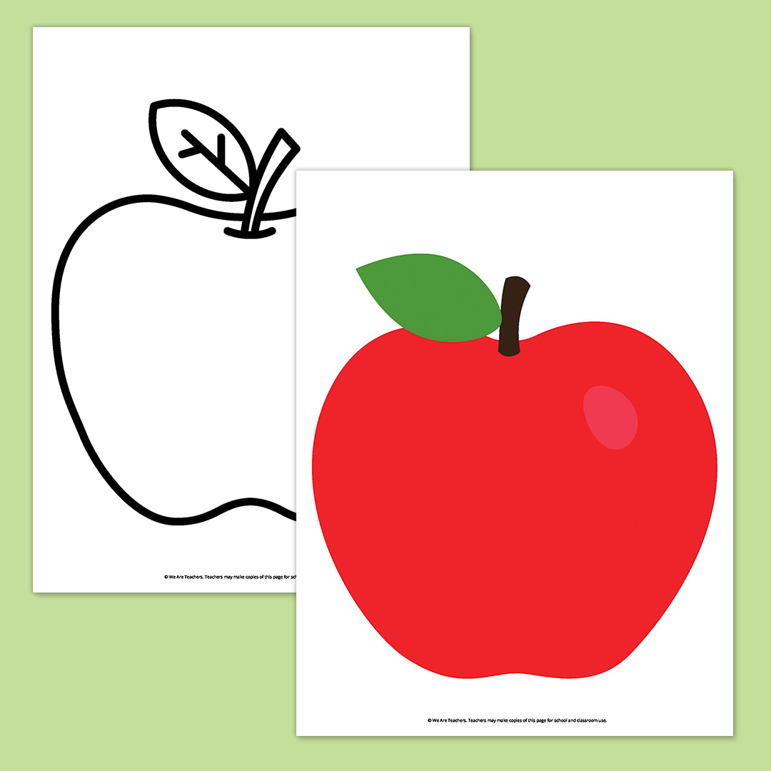 Free Printable Apple Template Bundle – Consumers Advisory