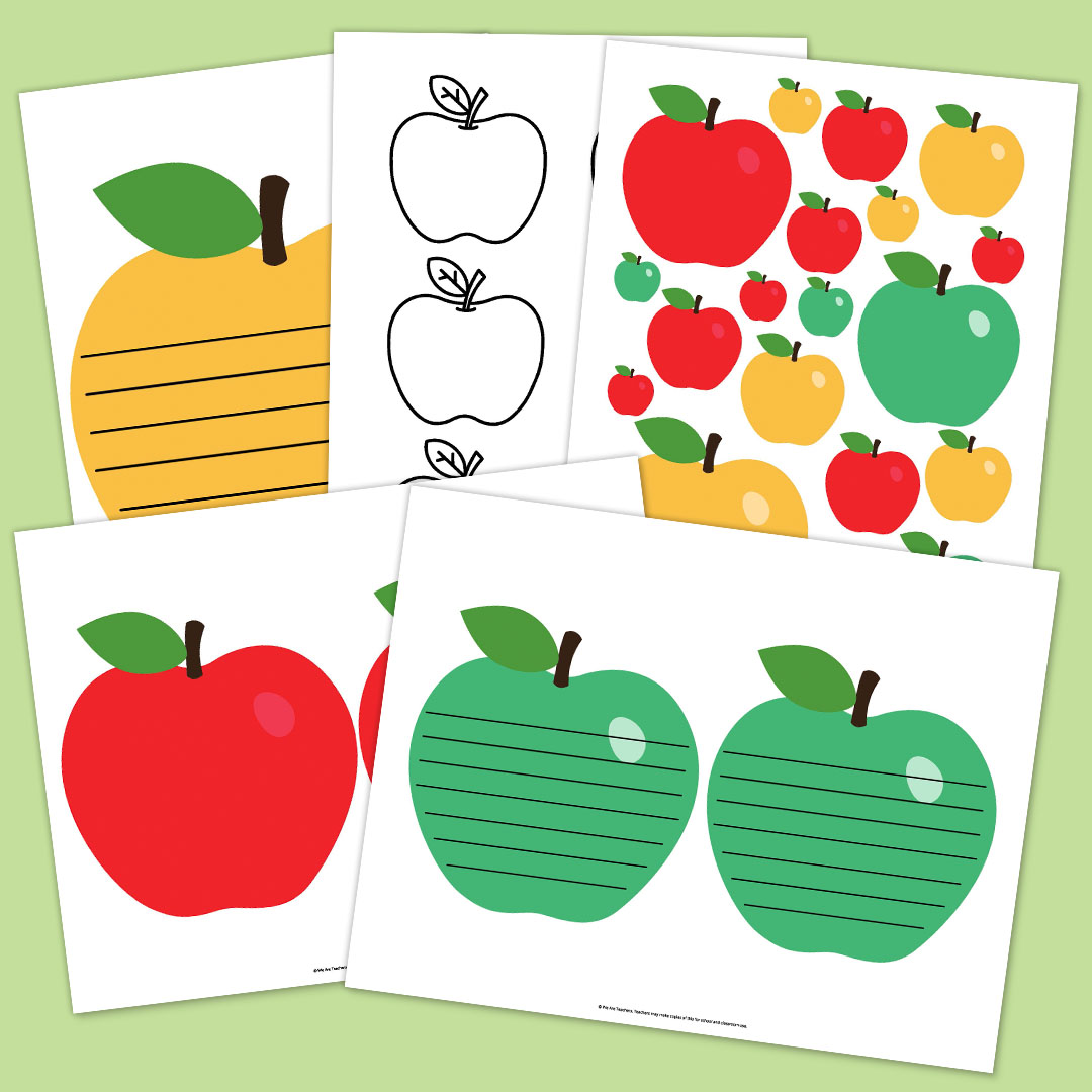 Get Your Free Printable Apple Template Bundle