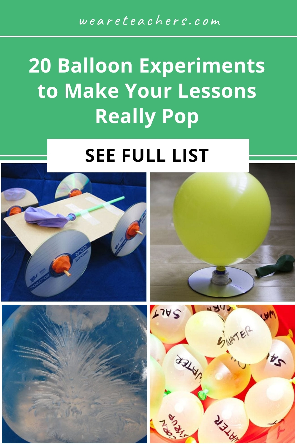 20 Balloon Experiments for the Science Classroom