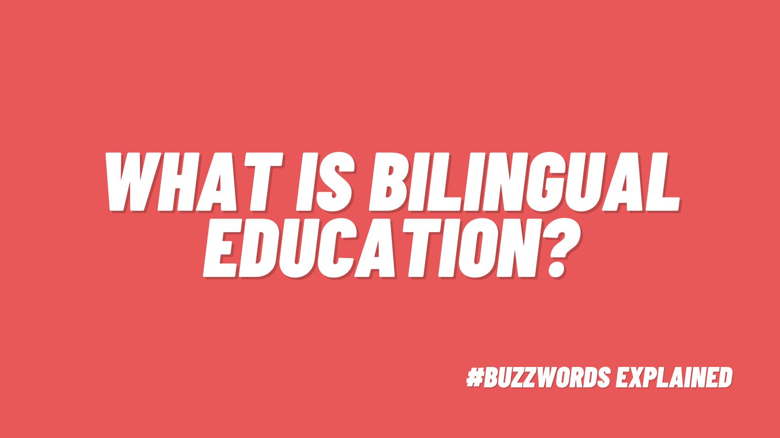 Bilingual Education: Building a Global Mindset in Students