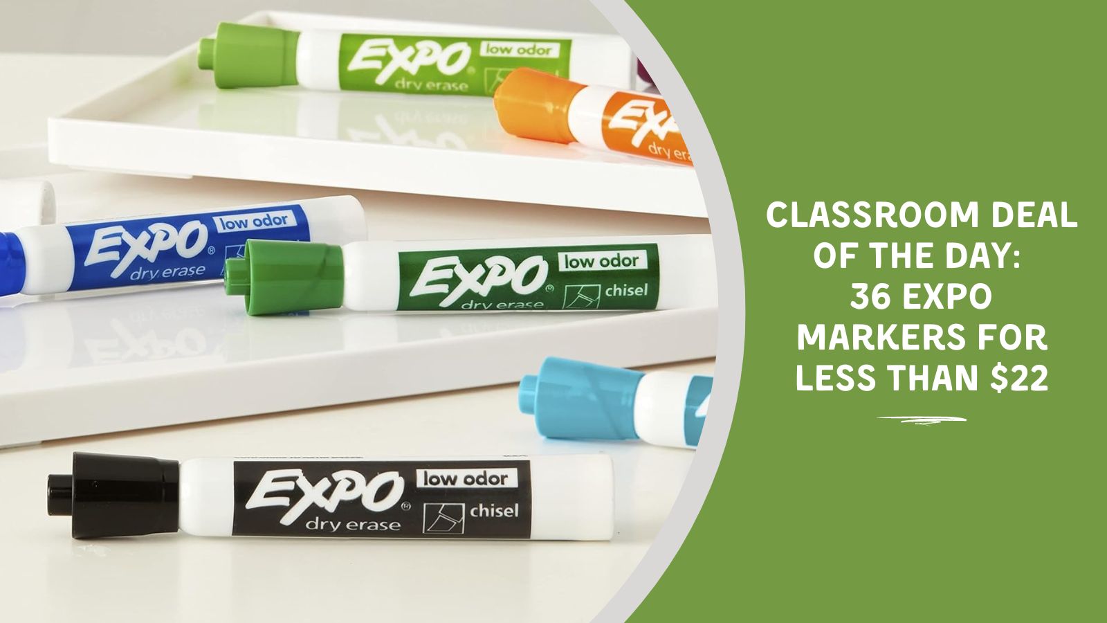 Classroom Deal of the Day: 36 Expo Markers for Less Than $22