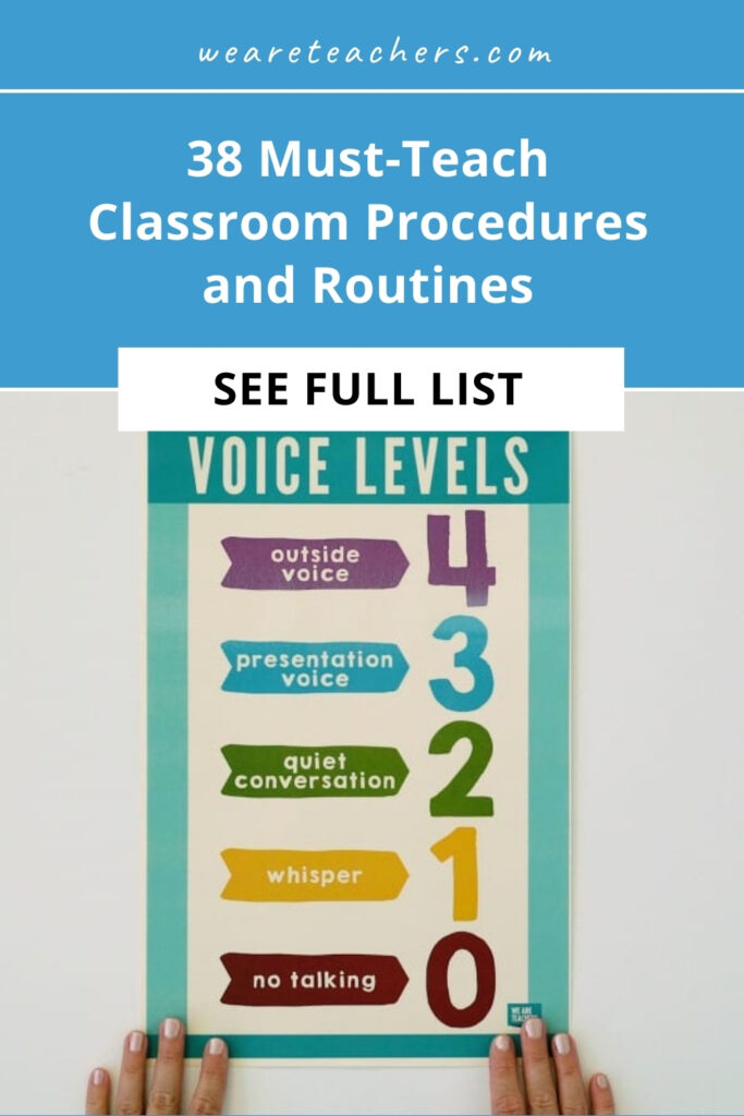 These routines seriously cut your stress. We've compiled the best classroom procedures from our community and around the web.