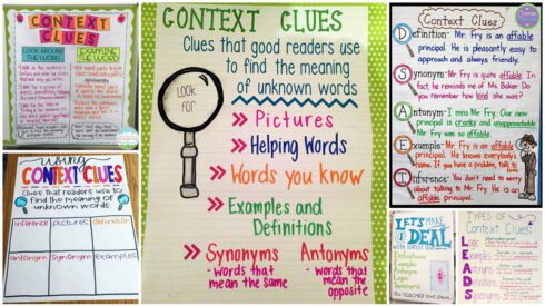 14 Context Clues Anchor Charts For The Classroom - We Are Teachers