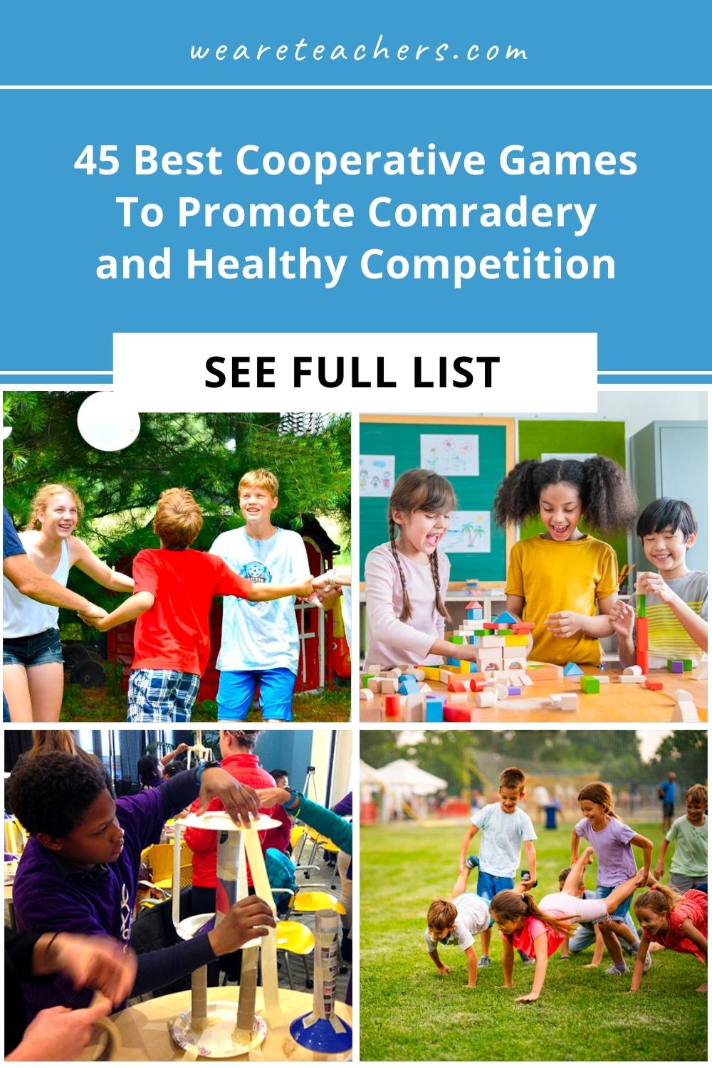 45 Cooperative Games for Kids To Promote Healthy Competition