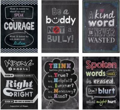 Best Classroom Anti-Bullying Posters, Decor, and Incentives