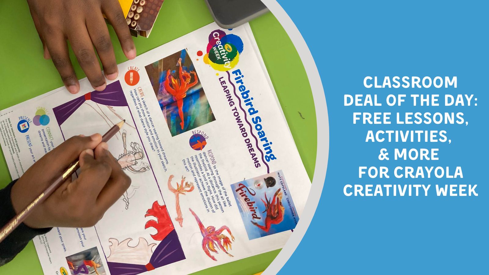 Classroom Deal of the Day: Free Lesson Plans, Activities, and More for Crayola Creativity Week