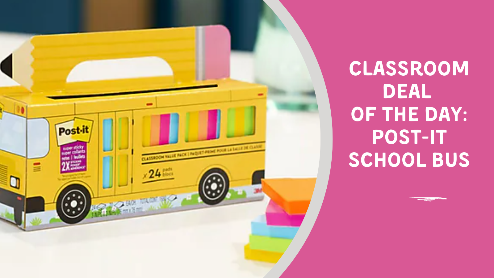 Deal of the Day Post It Bus