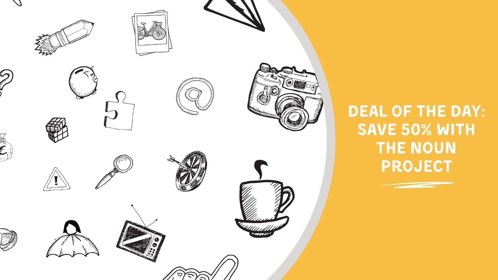 Deal of the Day Save 50 with the Noun Project