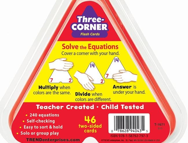 Three-Corner Flash Cards (Teaching Division)