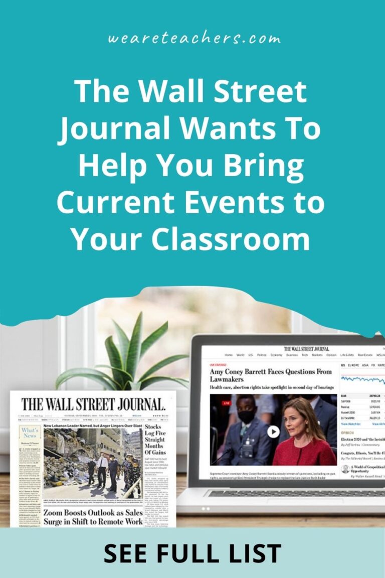 The Wall Street Journal Brings Current Events To Your Classroom