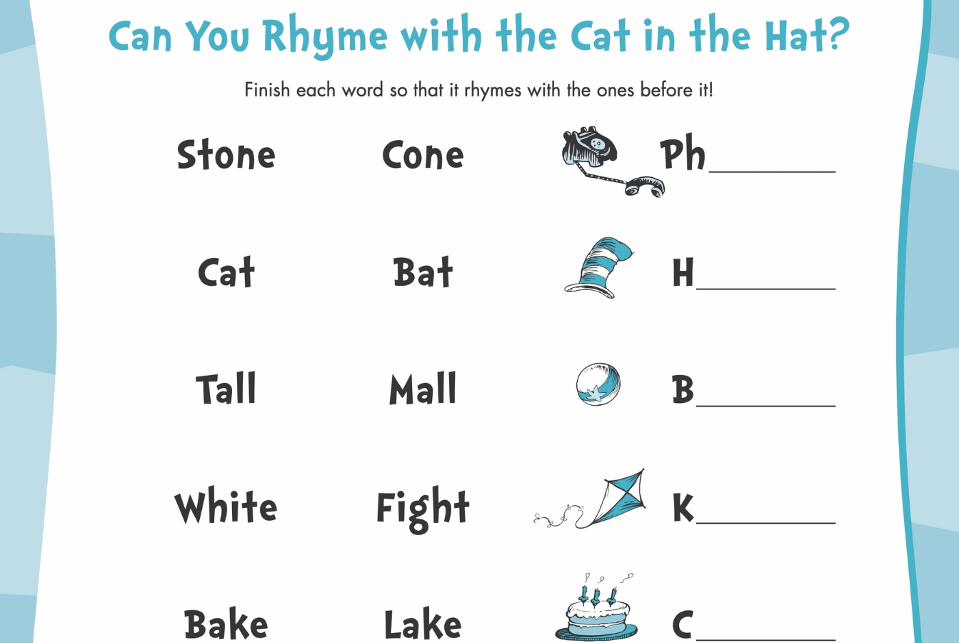 Cat in the Hat Activities to Teach Literacy Skills We Are Teachers