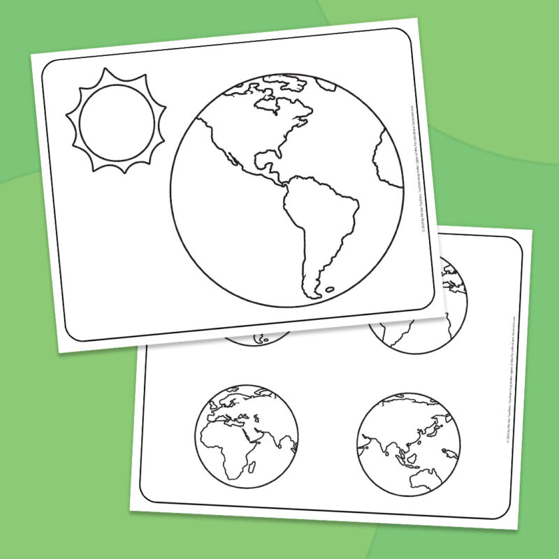 Earth Coloring Pages 2