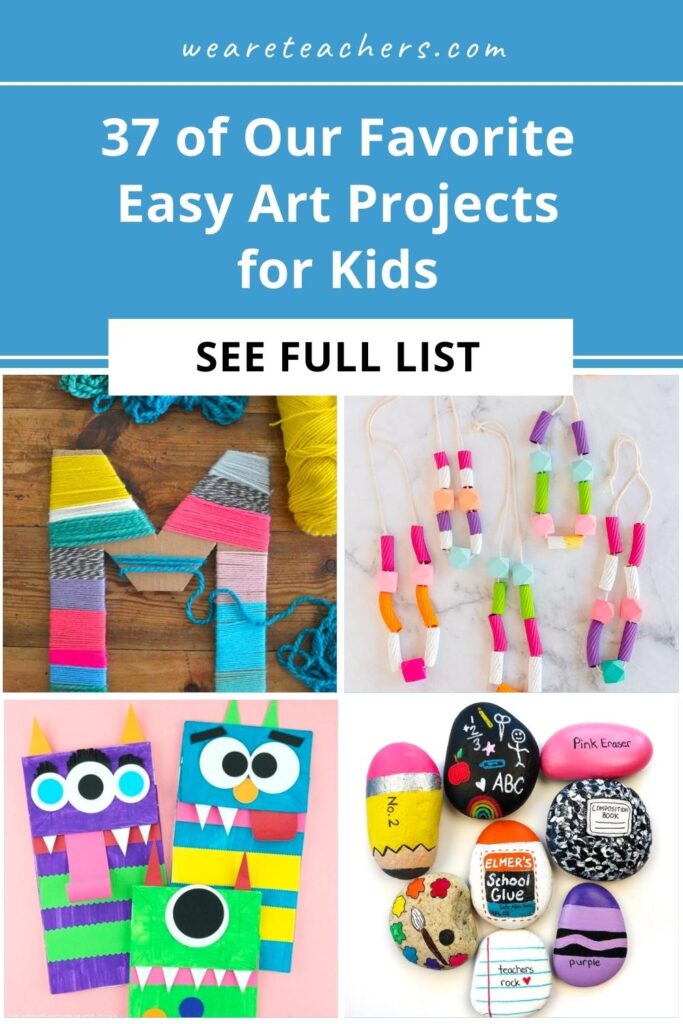 29+ Fun & Creative Crafts For Kids!  Art projects for teens, Kids art  projects, Easy arts and crafts