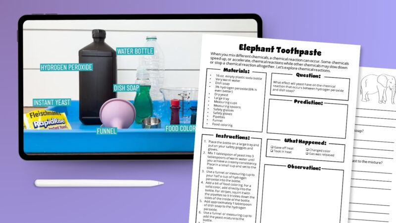 Elephant Toothpaste feature