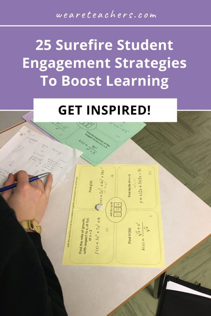 Find winning technological and creative ideas for different subjects with these student engagement strategies.