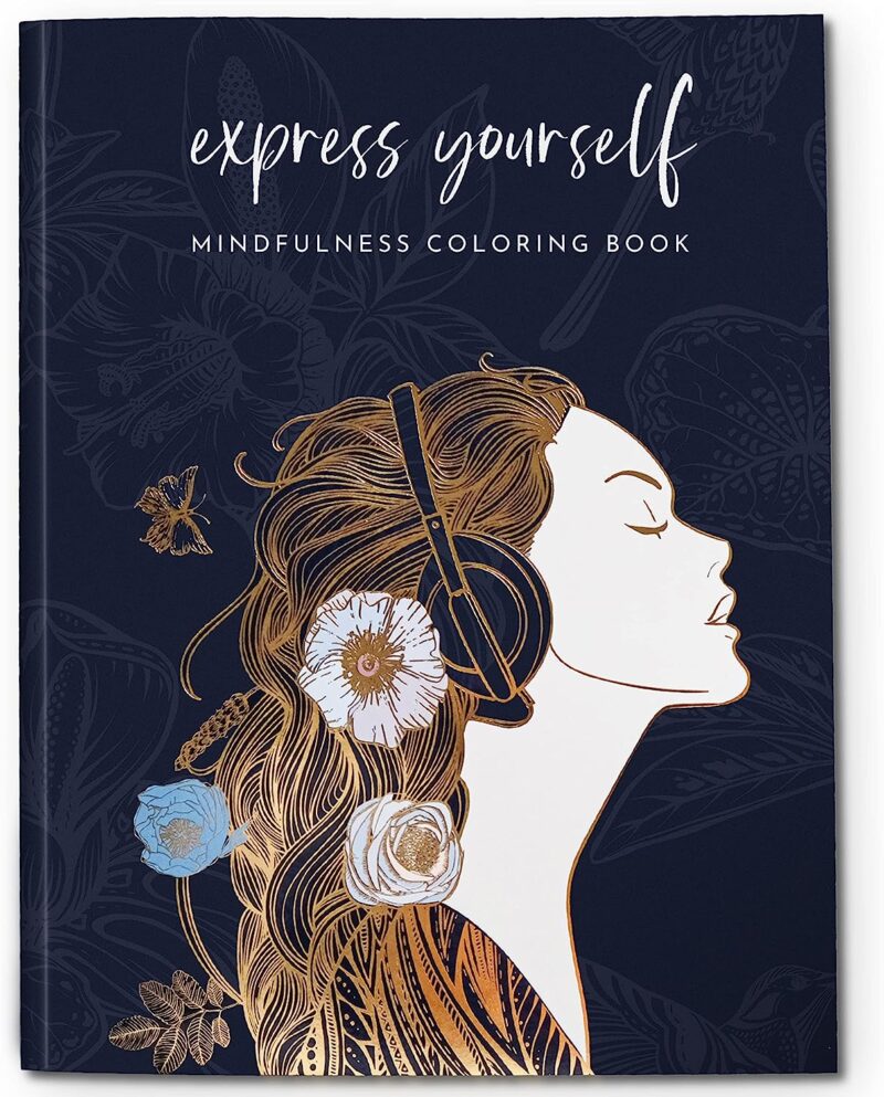 MINDFULNESS ADULT COLORING BOOK (Book 10): Mindfulness Coloring