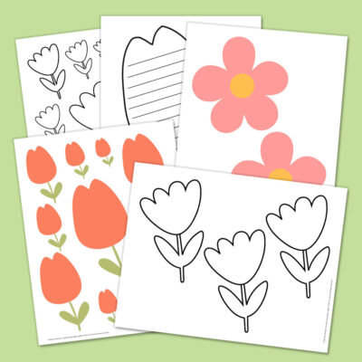 Free Printable Flower Template