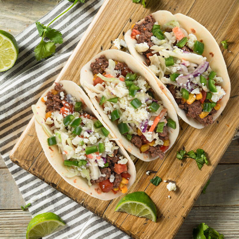 Image of Home Chef ground beef taco recipe