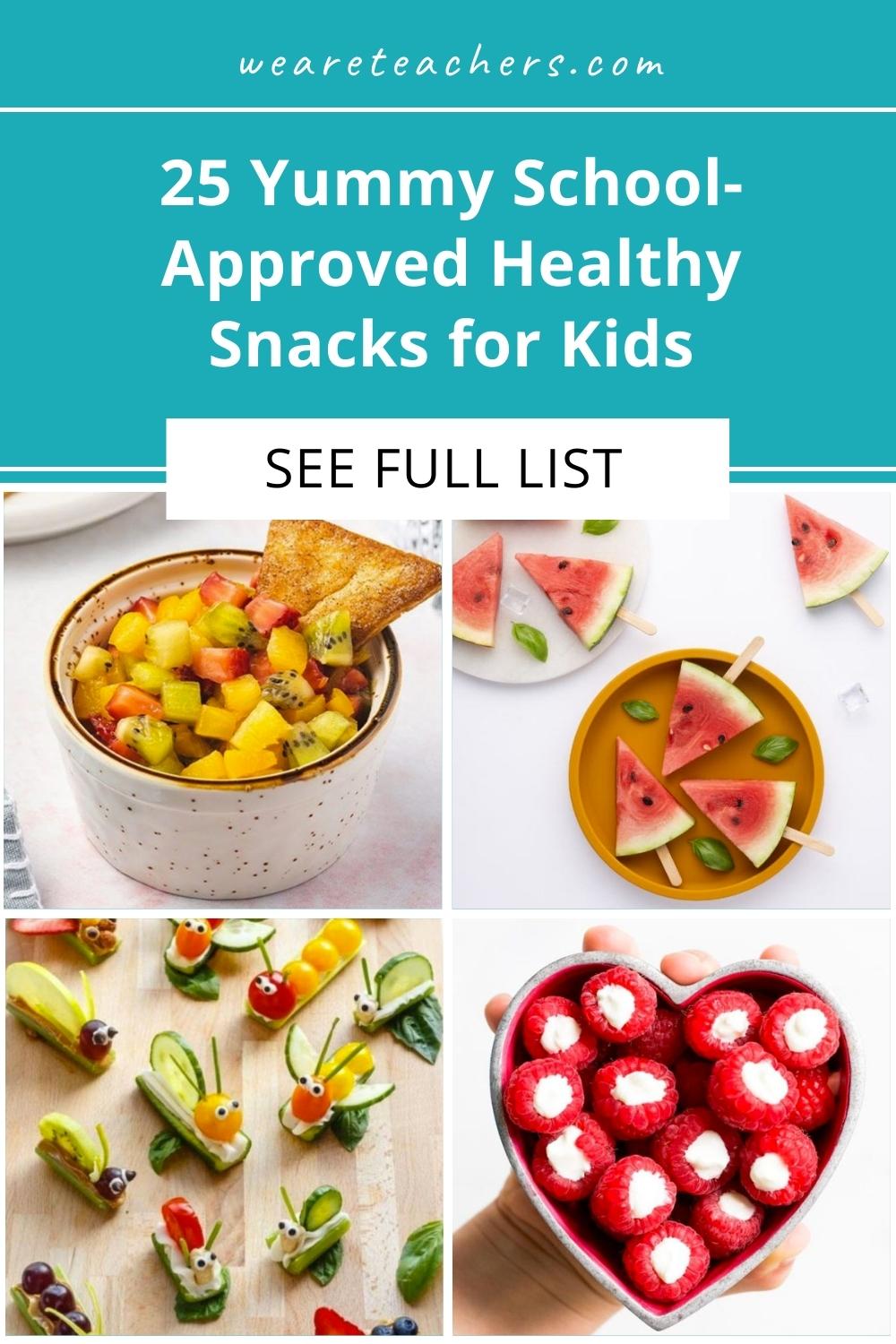 25 School-Approved Healthy Snacks for Kids