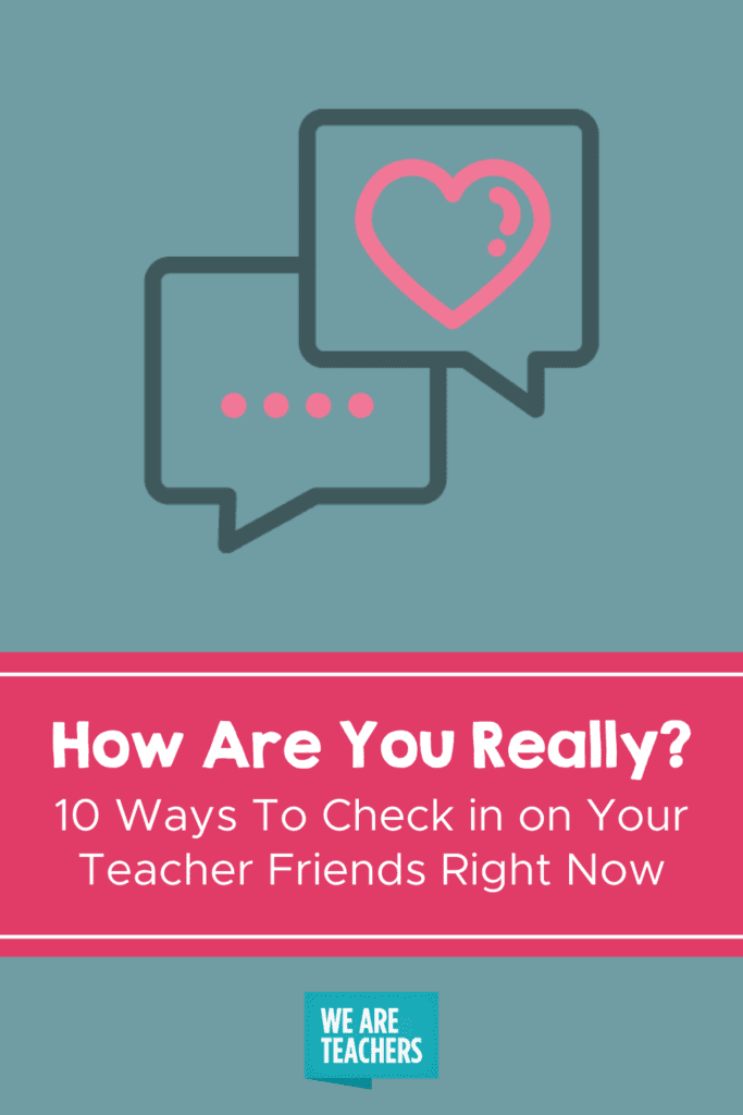 How to Talk About Mental Health With Your Teacher Friends
