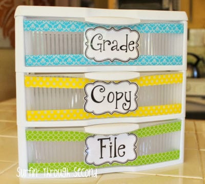 10 Creative Ways to Organize Your Classroom Turn-In Bin