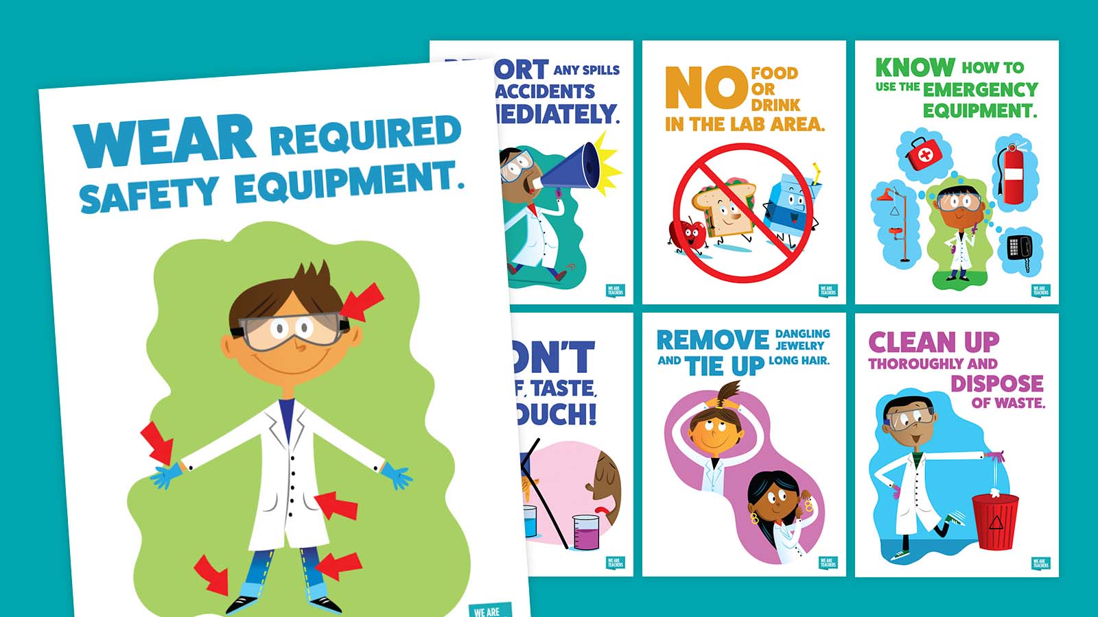 These Free Printable Lab Safety Rules Posters Belong In Every Science 