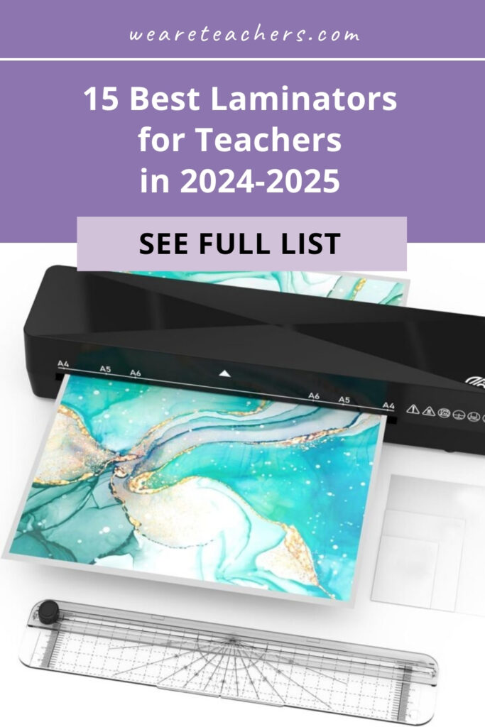 If you don't laminate everything, are you even a teacher? Here are the best laminators for teachers in every price range.