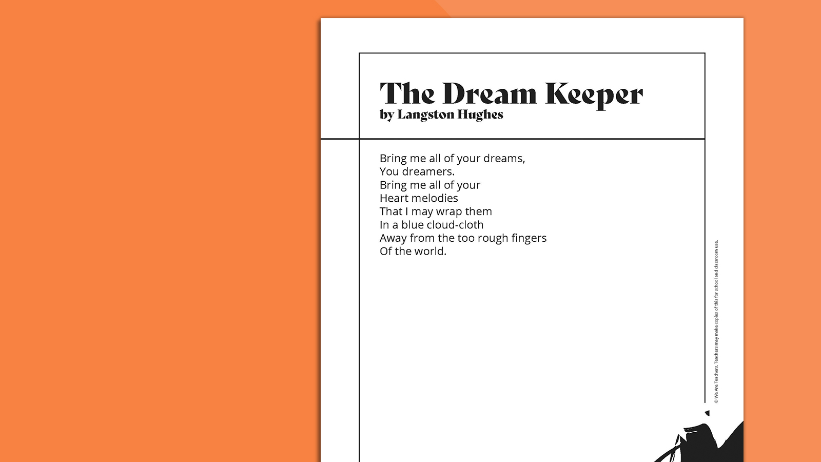 20 Langston Hughes Poems Everyone Should Read (Free Printables ...